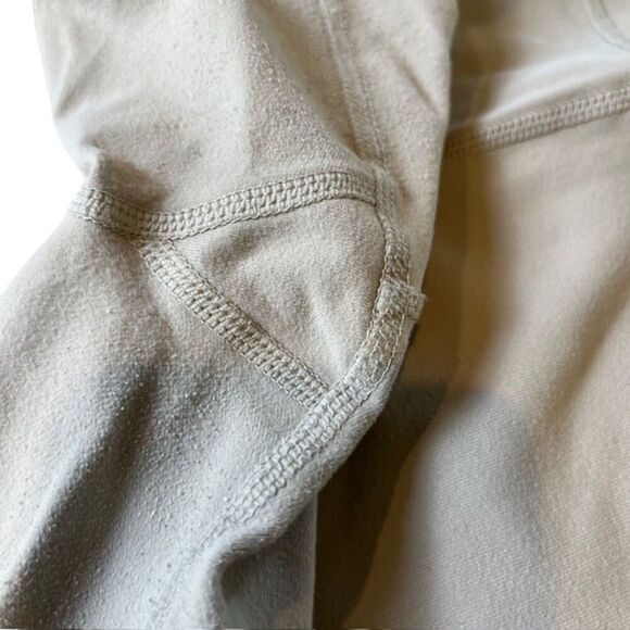 Joy Lab Leggings Ruched Detailed Compression with Mesh Olive Gray Medium - Picture 5 of 10